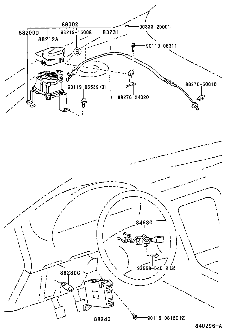 Toyota 88240-24230 COMPUTER ASSY, CRUISE CONTROL