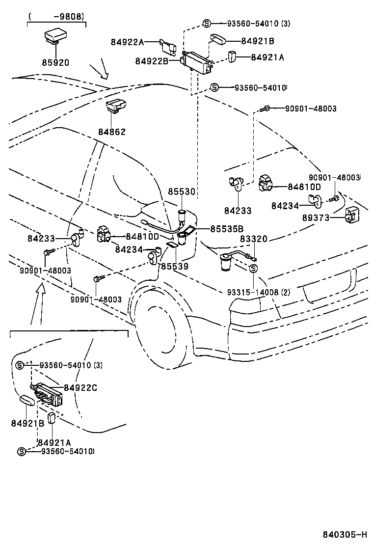 83320-33040 GAGE ASSY, FUEL SENDER product image