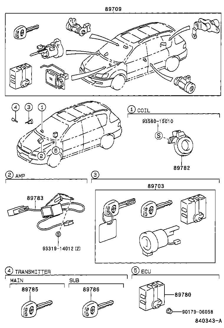 89780-44010 COMPUTER ASSY, TRANSPONDER KEY product image