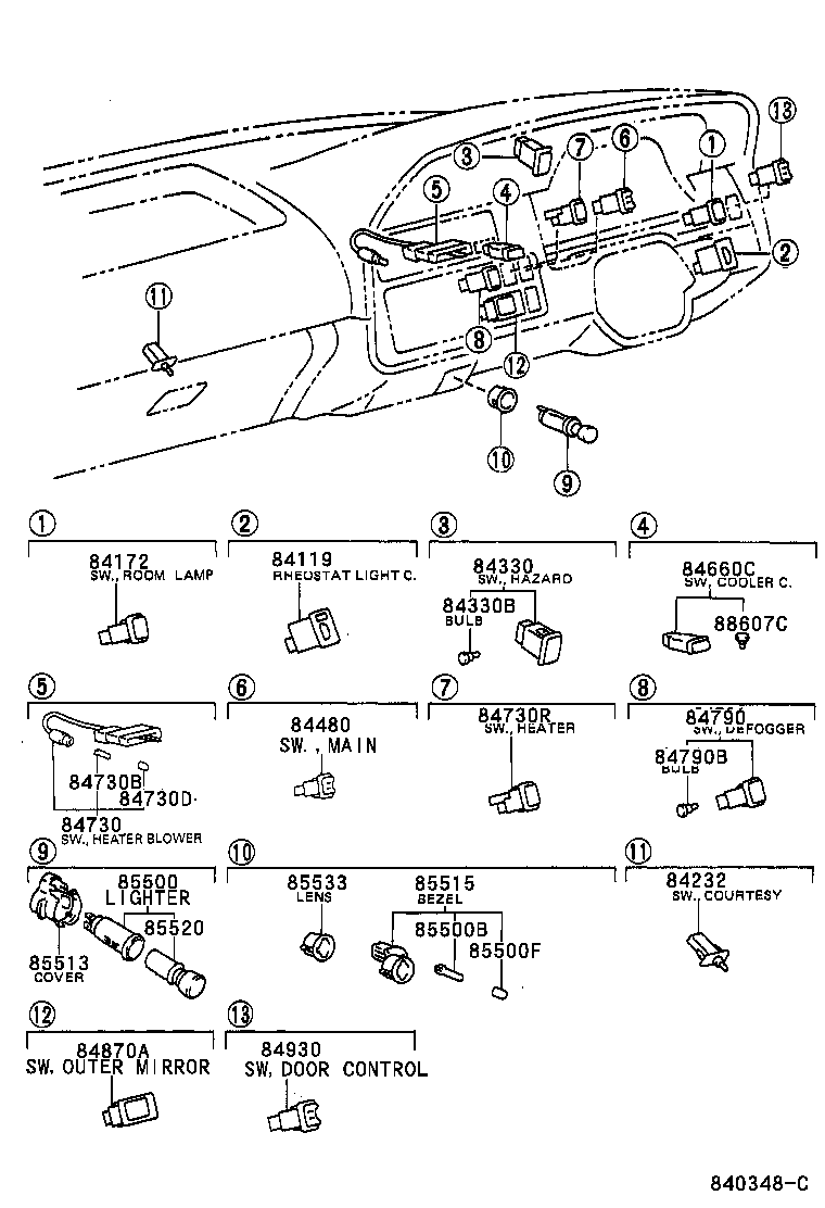 83320-80342 GAGE ASSY, FUEL SENDER product image