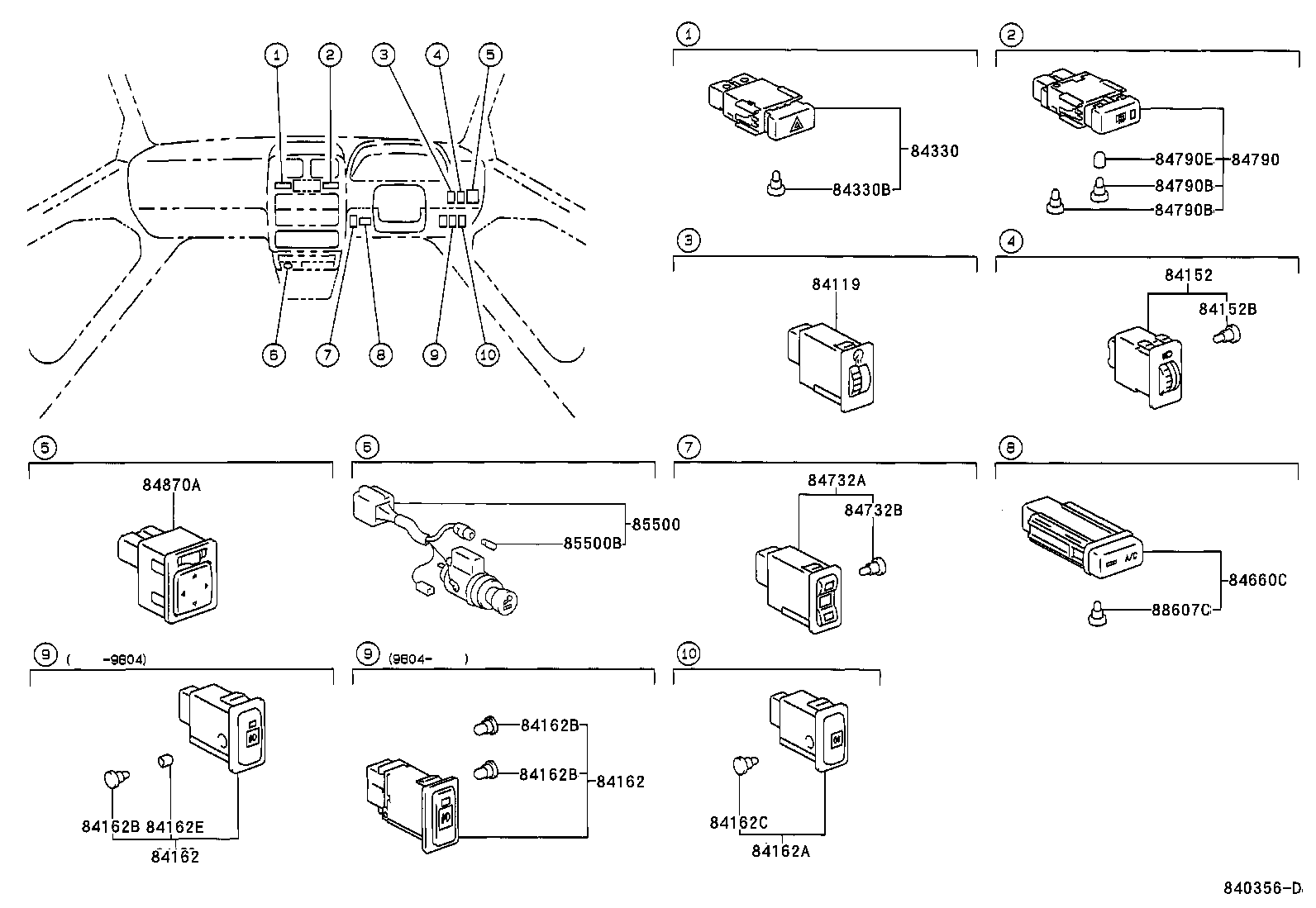 82672-44020 COVER, JUNCTION BLOCK product image