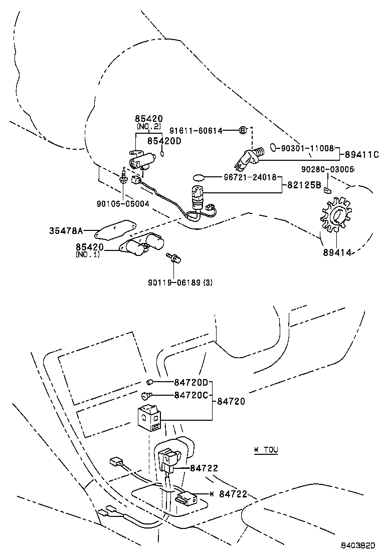 82125-24070 WIRE, TRANSMISSION product image