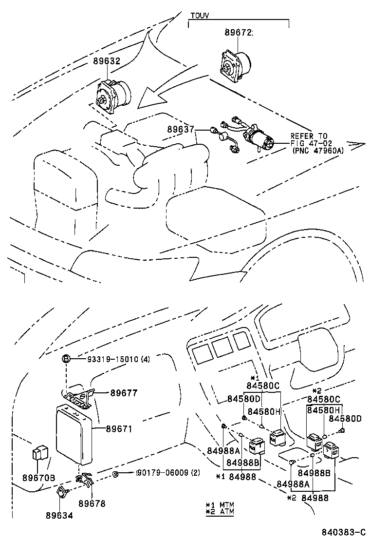 84988-22040 SWITCH, TRACTION CONTROL product image