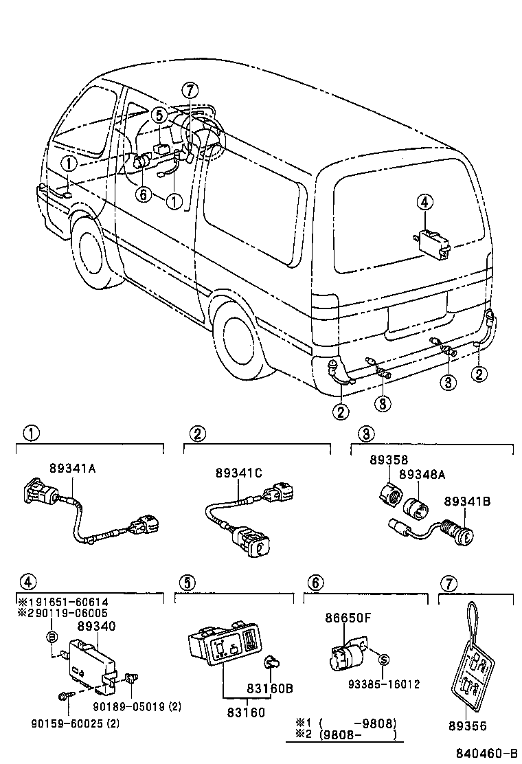83160-95J01 INDICATOR ASSY, CLEARANCE WARNING product image