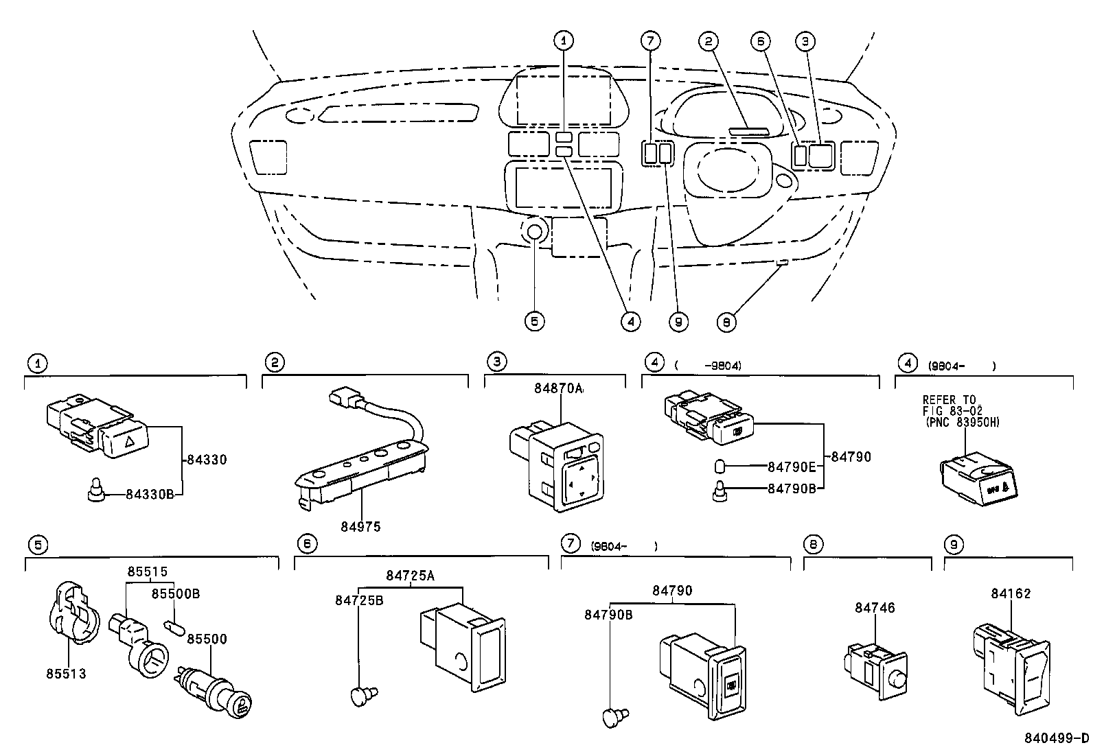 83320-13160 GAGE ASSY, FUEL SENDER product image