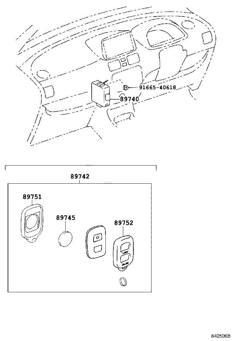 89752-44020 CASE, TRANSMITTER HOUSING product image