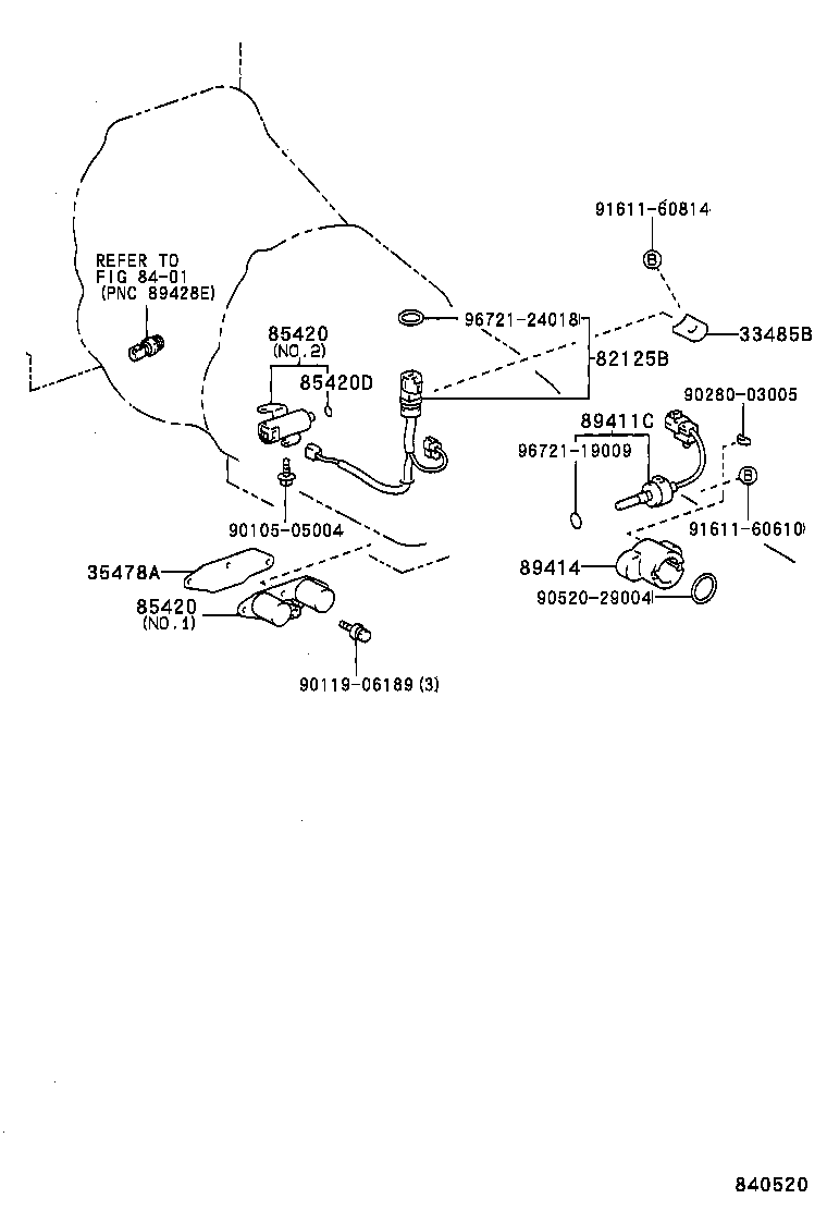 35517-28010 PLATE, TRANSMISSION WIRE LOCK product image