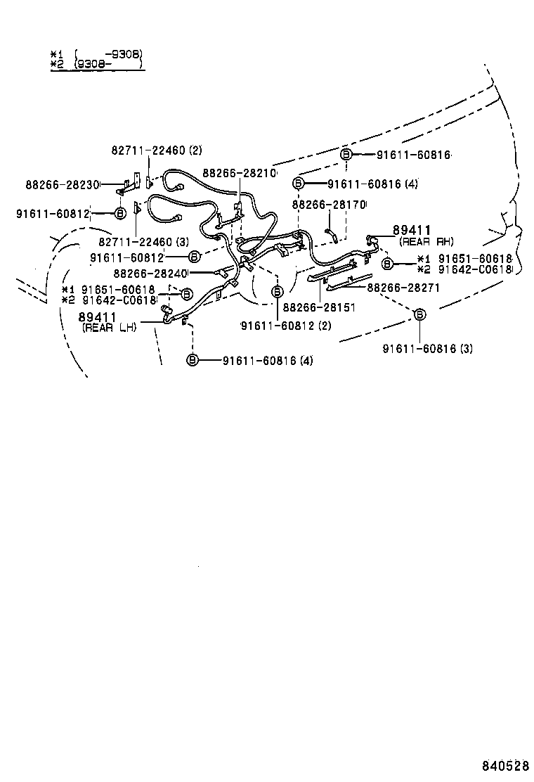 89440-28040 SENSOR, DECELERATION product image