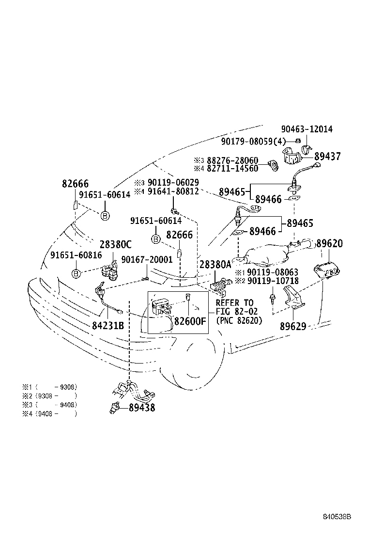 Toyota 82666-28030 HOLDER, CONNECTOR