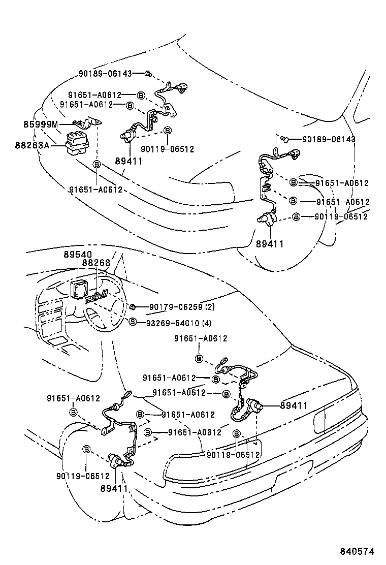 89540-12140 COMPUTER ASSY, SKID CONTROL product image