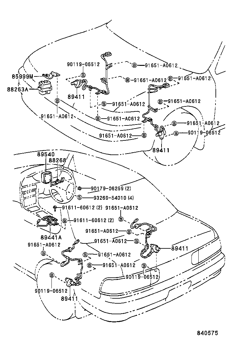 89540-12140 COMPUTER ASSY, SKID CONTROL product image