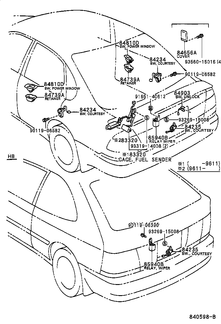 84652-1A110 SWITCH ASSY, WINDSHIELD WIPER product image