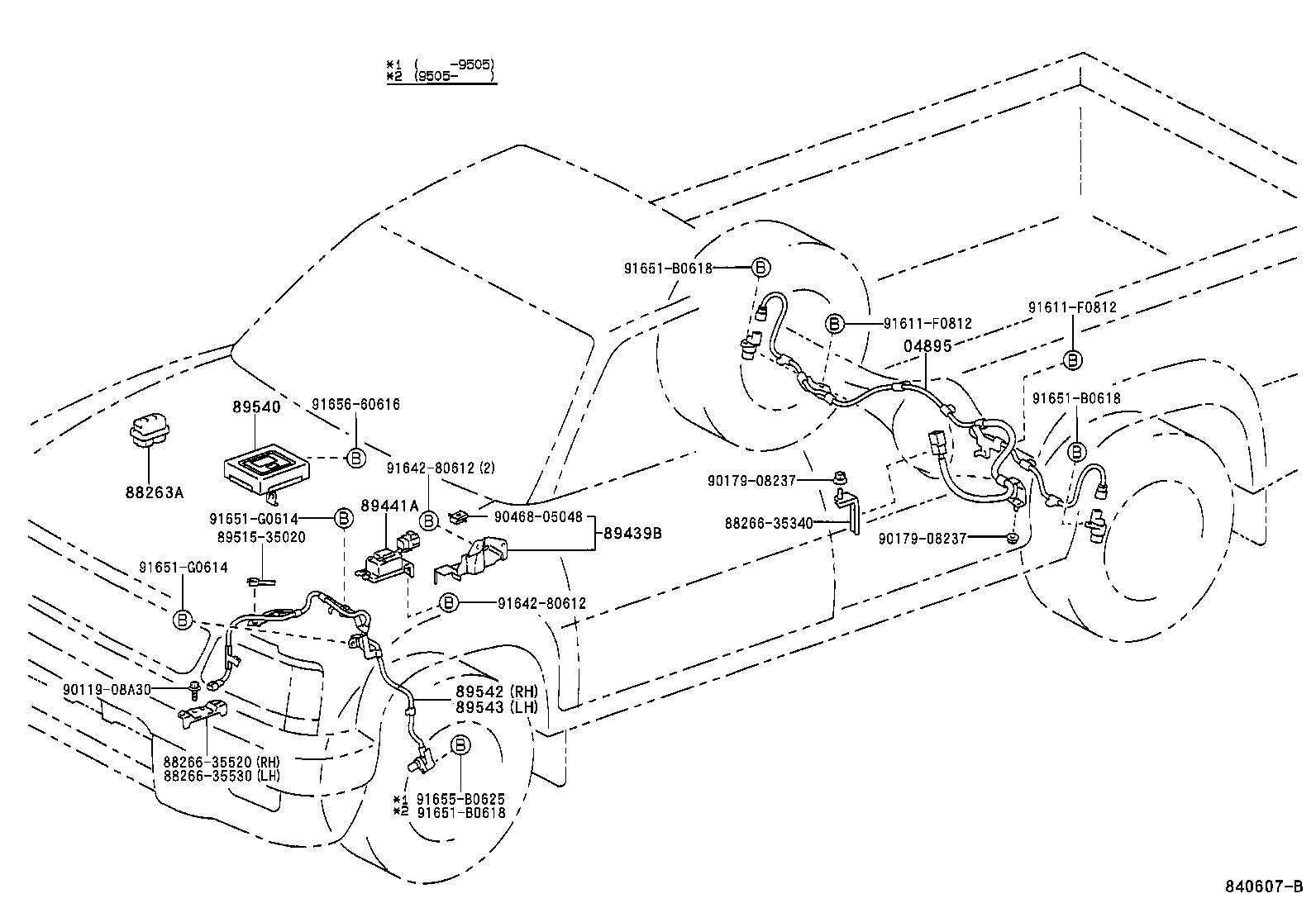 Toyota 89540-35340 COMPUTER ASSY, SKID CONTROL