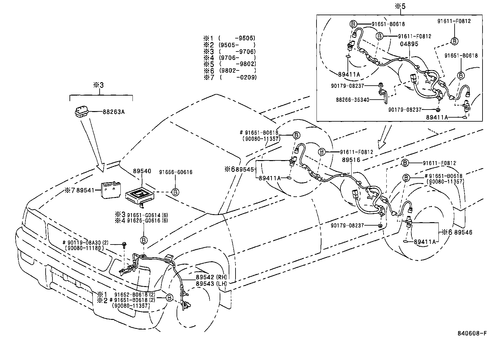 Toyota 89540-35061 COMPUTER ASSY, SKID CONTROL