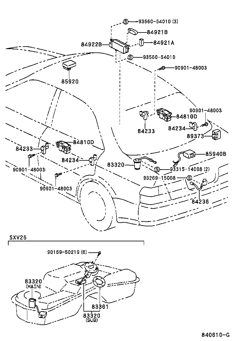 83320-80355 GAGE ASSY, FUEL SENDER product image