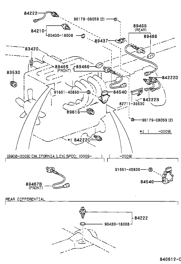 Toyota 82641-04031 RELAY, INTEGRATION NO.1