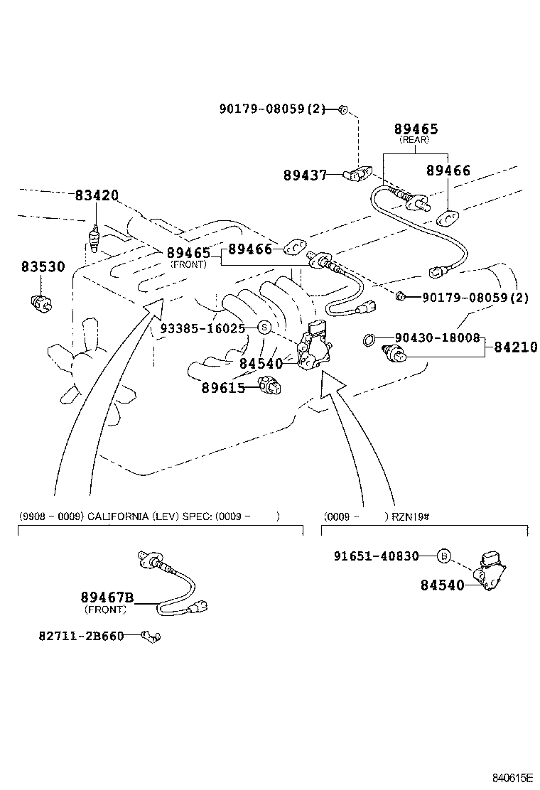 Toyota 84140-04040 SWITCH ASSY, HEADLAMP DIMMER