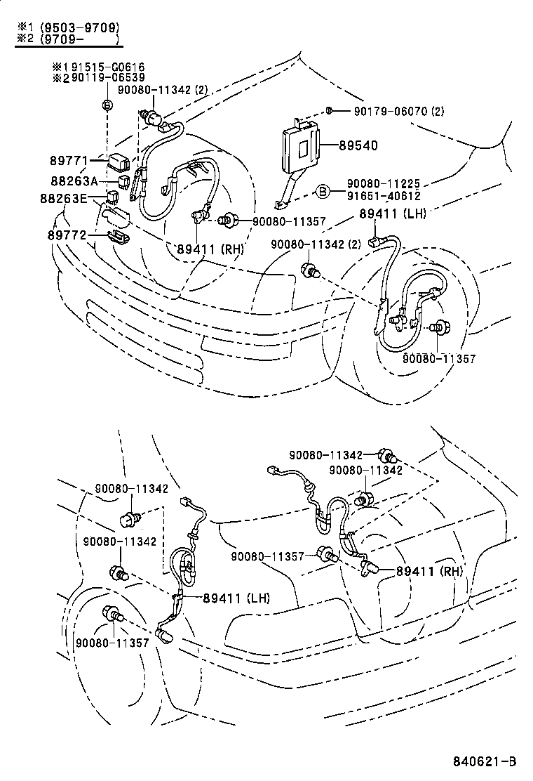 89540-41010 COMPUTER ASSY, SKID CONTROL product image