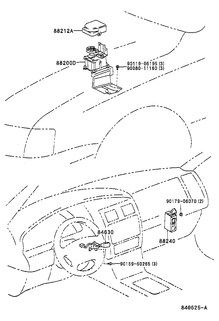 Toyota 88240-07030 COMPUTER ASSY, CRUISE CONTROL
