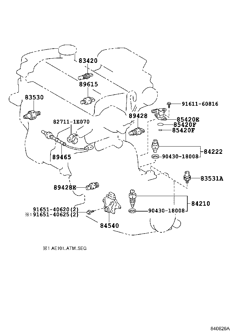 83320-80201 GAGE ASSY, FUEL SENDER product image