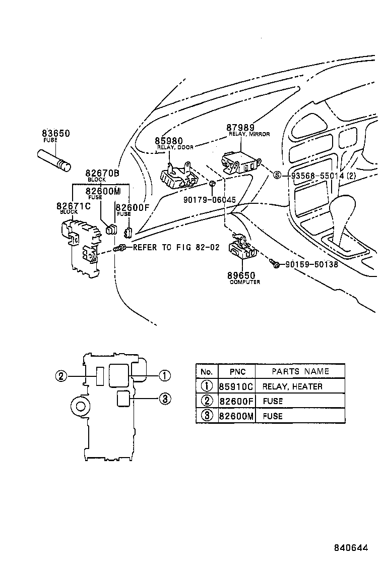 84820-12420 MASTER SWITCH ASSY, POWER WINDOW REGULATOR product image
