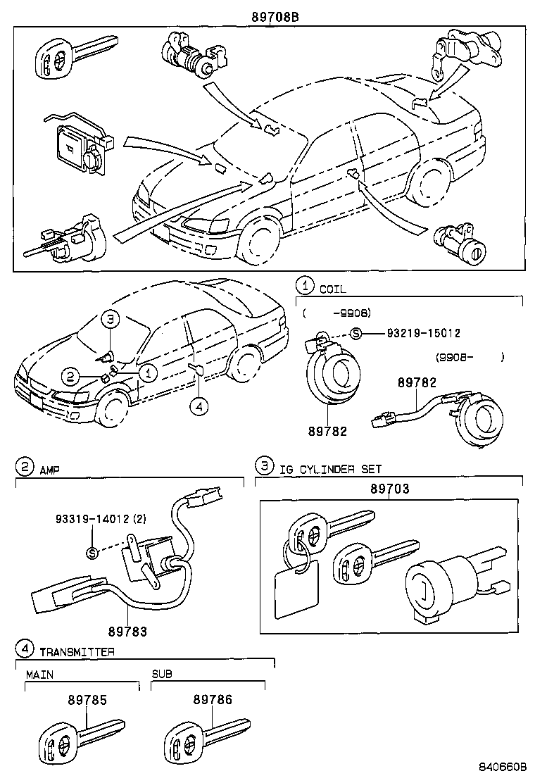 Toyota 89730-06041 COMPUTER ASSY, THEFT WARNING