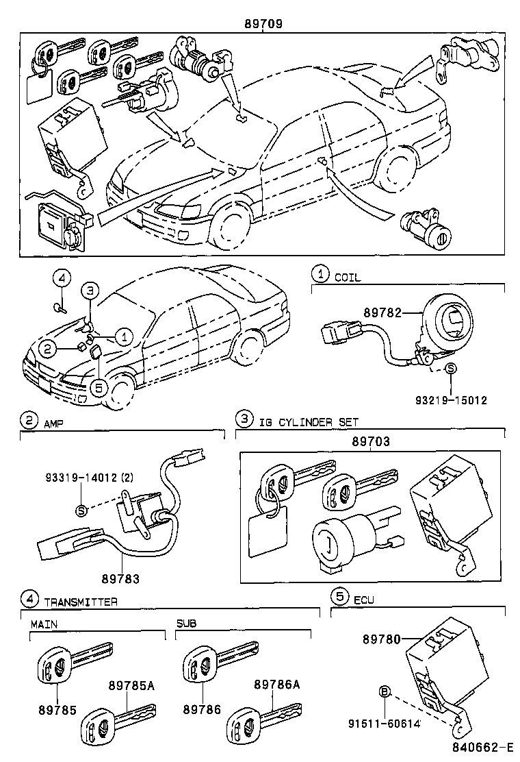 89780-33030 COMPUTER ASSY, TRANSPONDER KEY product image
