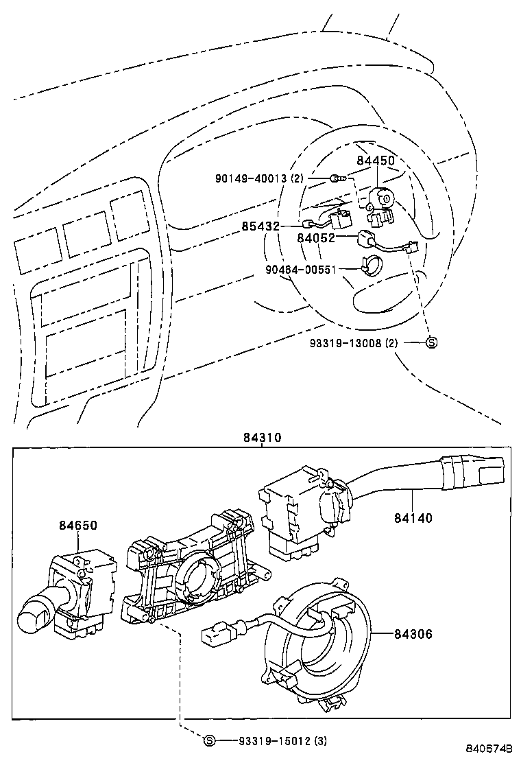 84739-35010 RETAINER, SWITCH product image
