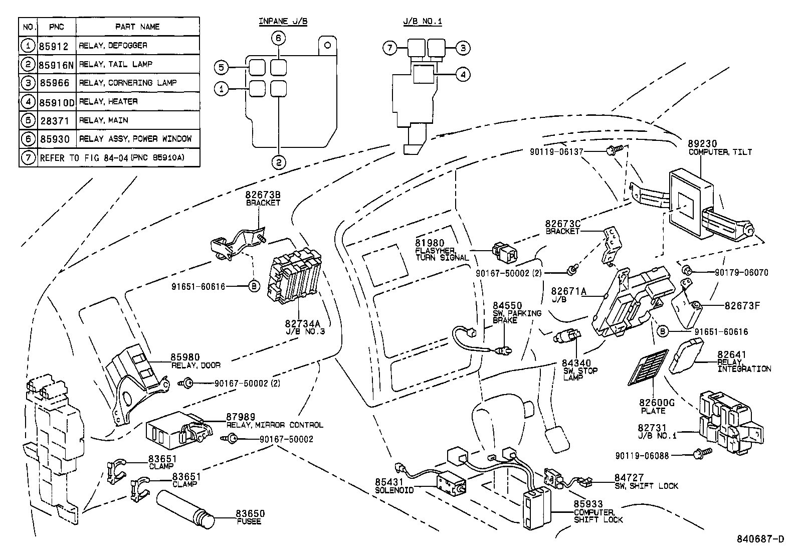 84140-41010 SWITCH ASSY, HEADLAMP DIMMER product image
