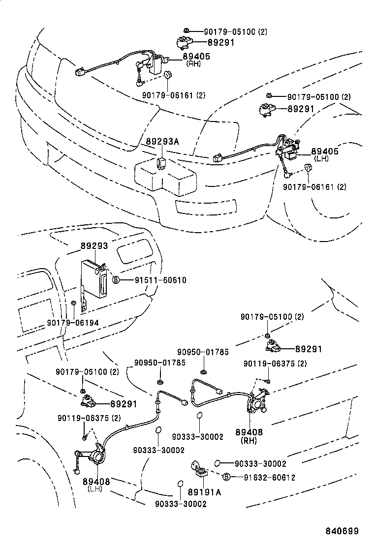 89293-50090 COMPUTER, SUSPENSION CONTROL product image