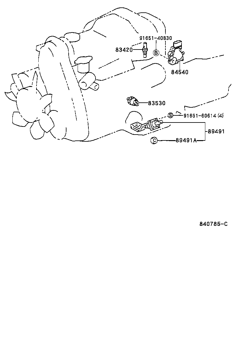 83320-80350 GAGE ASSY, FUEL SENDER product image