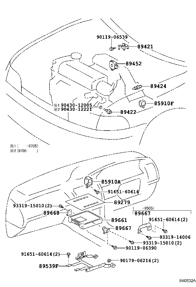 89661-1A180 COMPUTER, ENGINE CONTROL product image