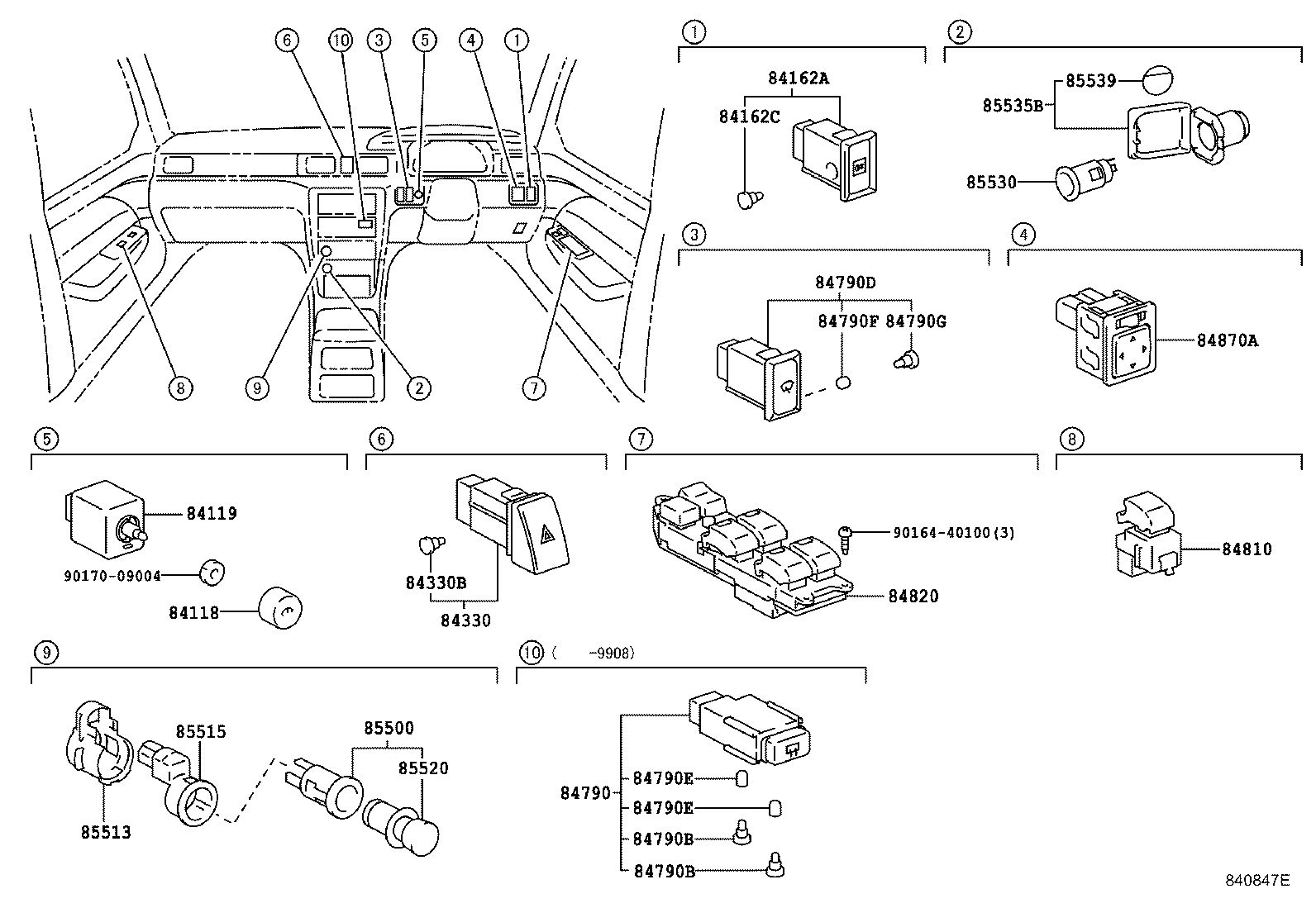 82623-06010 COVER, FUSIBLE LINK, LOWER product image