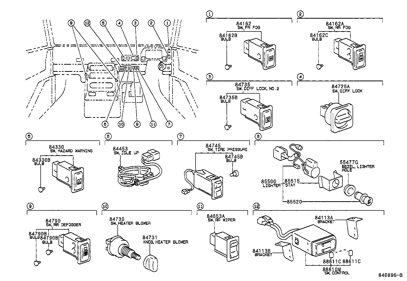 89279-65010 COVER, COMPUTER product image