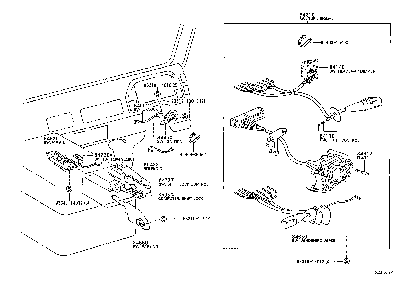 27690-58010 SOLENOID ASSY, W/BRACKET(FOR EXHAUST BRAKE) product image