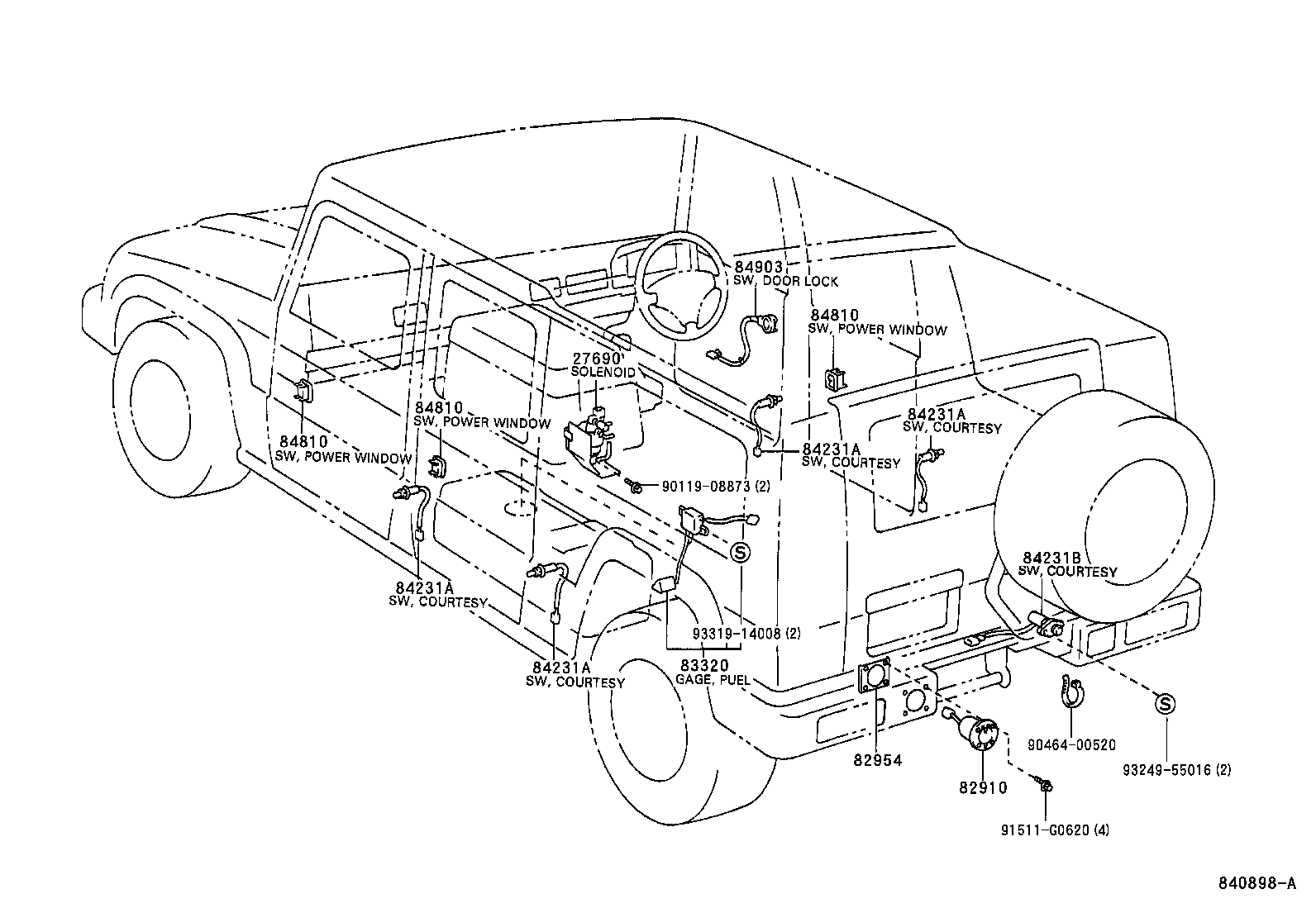 27690-58010 SOLENOID ASSY, W/BRACKET(FOR EXHAUST BRAKE) product image