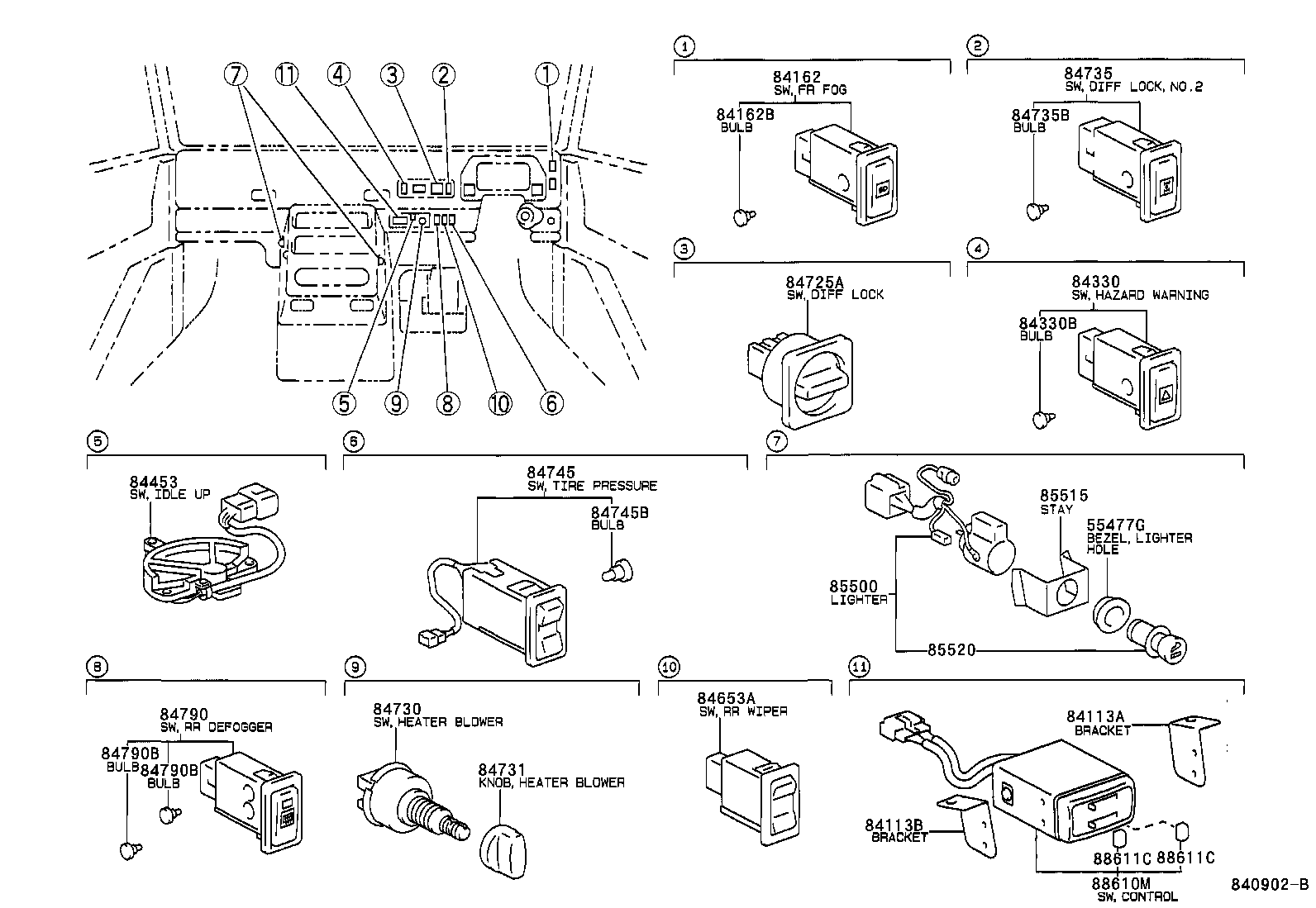27690-58010 SOLENOID ASSY, W/BRACKET(FOR EXHAUST BRAKE) product image