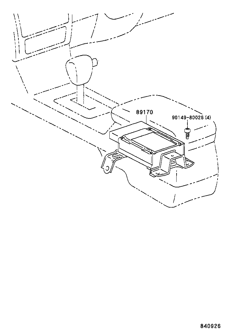 89170-07090 SENSOR ASSY, AIR BAG product image
