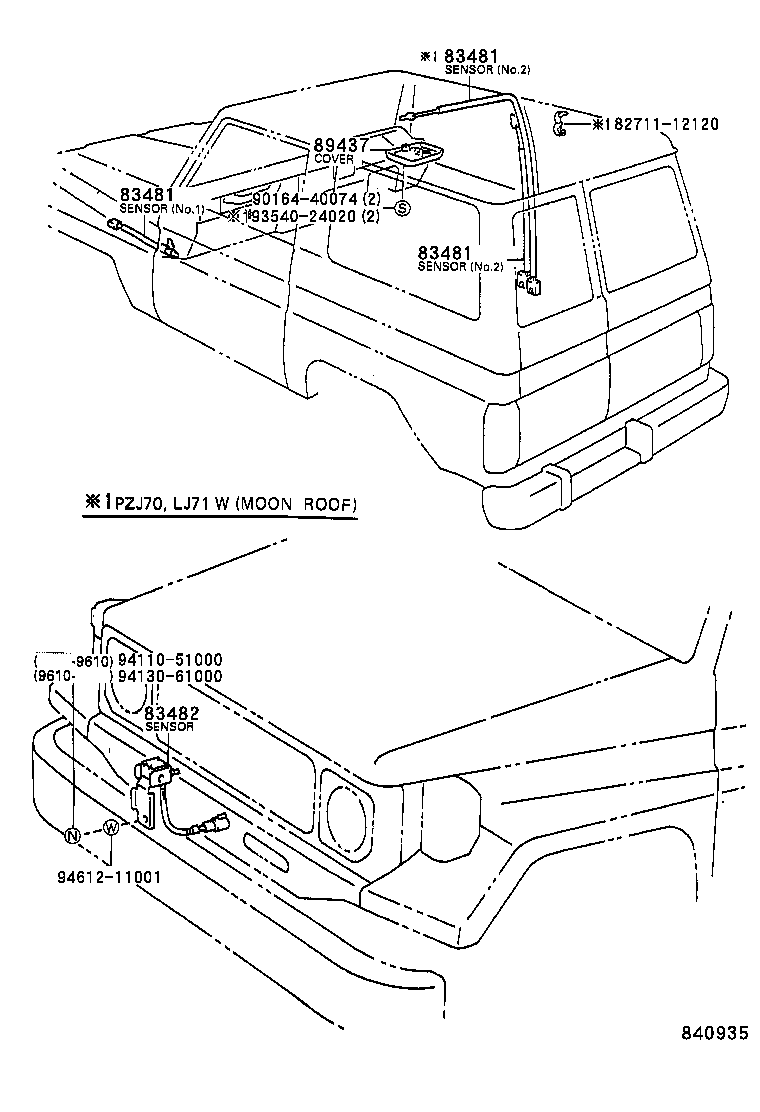 83320-69205 GAGE ASSY, FUEL SENDER product image