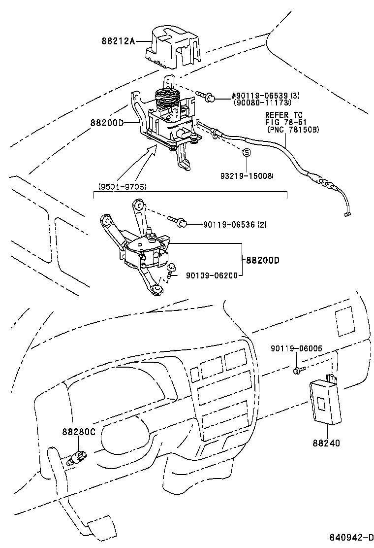 Toyota 88240-35231 COMPUTER ASSY, CRUISE CONTROL