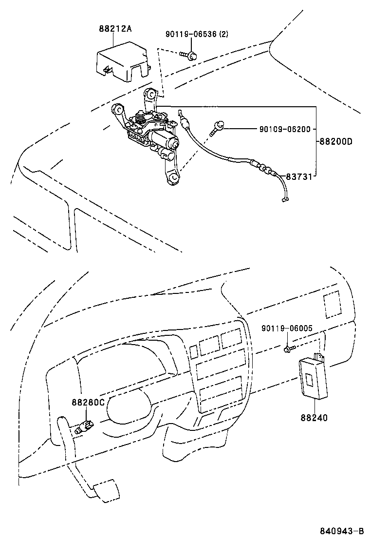 Toyota 88240-04040 COMPUTER ASSY, CRUISE CONTROL