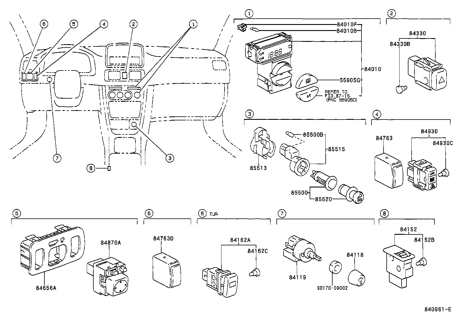 28529-64370 BRACKET, PREHEATING TIMER, NO.1 product image