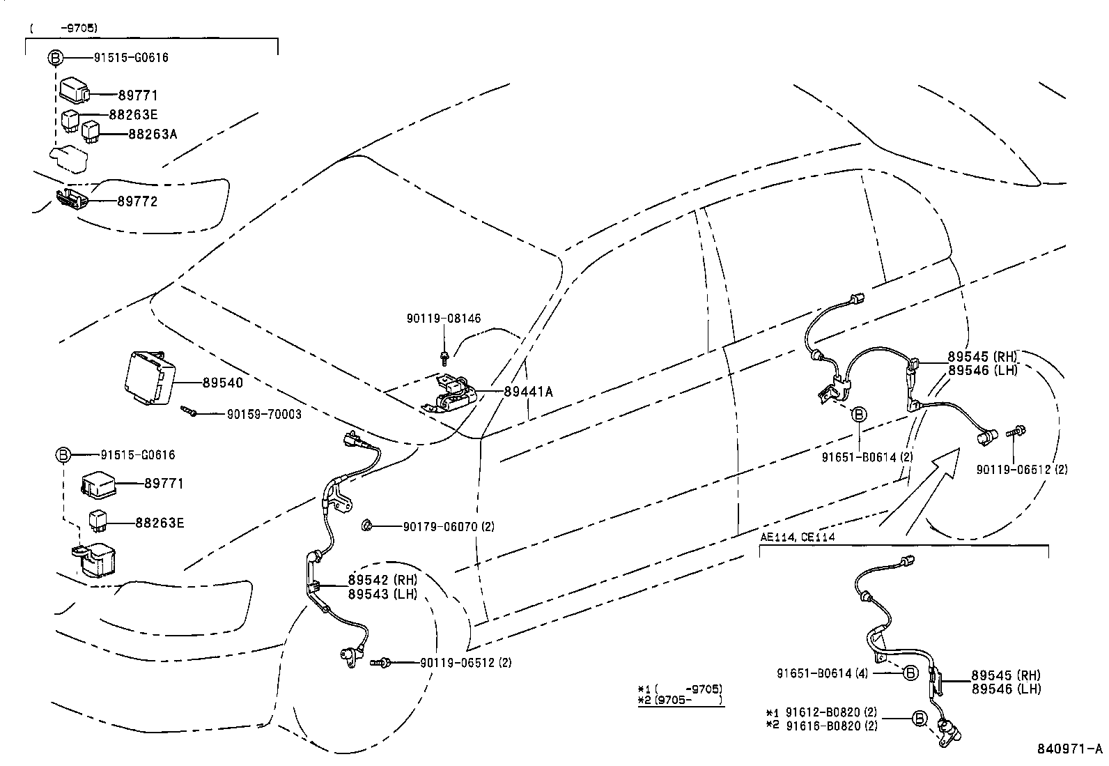 89540-12220 COMPUTER ASSY, SKID CONTROL product image