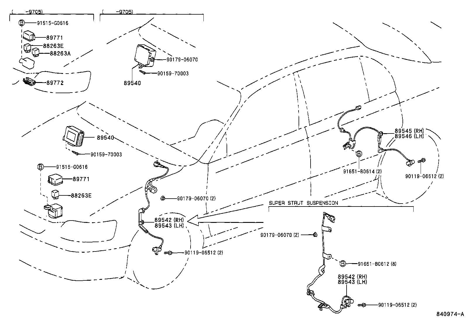 89540-12210 COMPUTER ASSY, SKID CONTROL product image