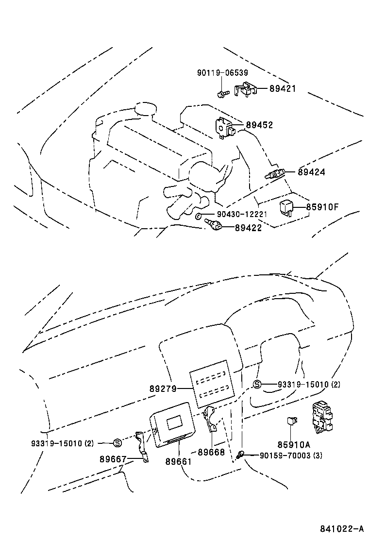 89420-02020 SENSOR ASSY, VACUUM (FOR E.F.I.) product image