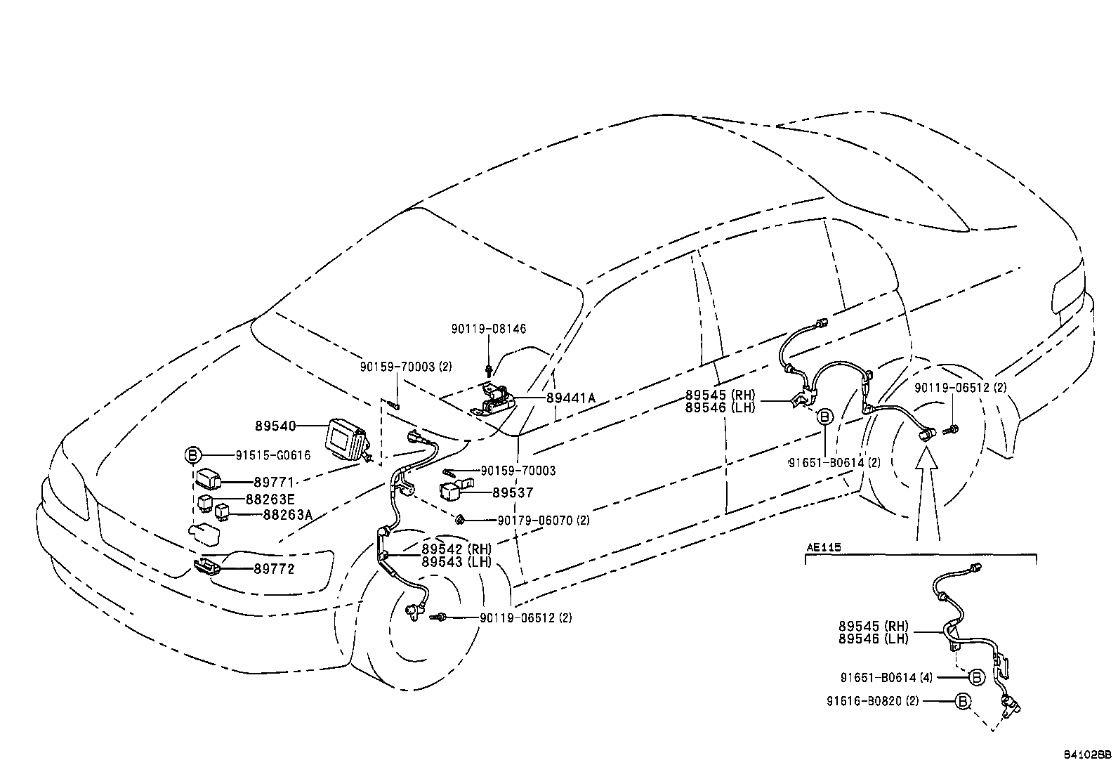 89540-12490 COMPUTER ASSY, SKID CONTROL product image