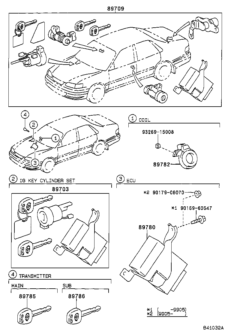 89780-12110 COMPUTER ASSY, TRANSPONDER KEY product image