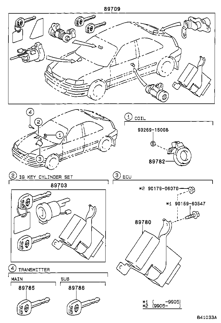 89780-02010 COMPUTER ASSY, TRANSPONDER KEY product image
