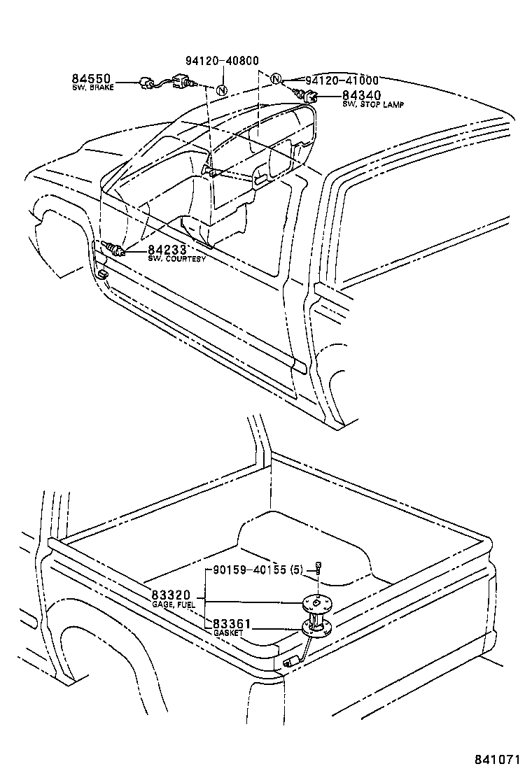 82670-35010 BLOCK ASSY, JUNCTION,  NO.1 product image