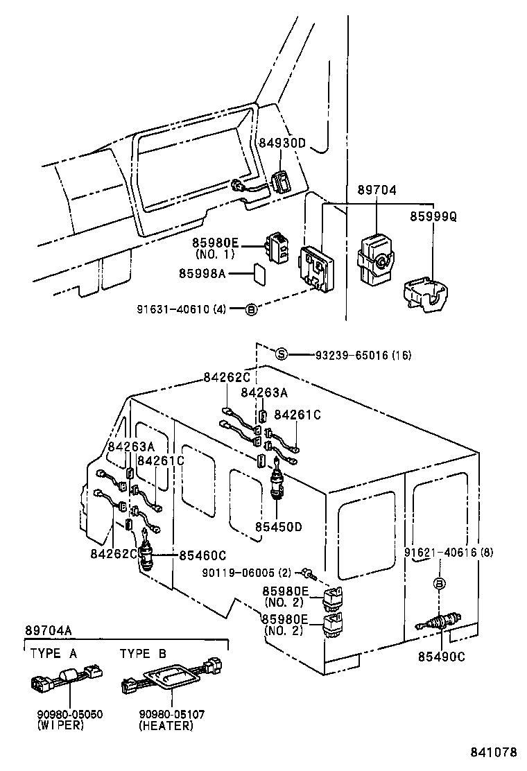 85998-25010 PLATE, RELAY CAUTION product image